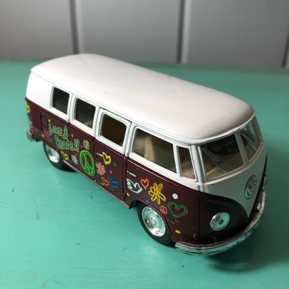 1962 Volkswagen Bus Hippie Van 5” Die-Cast ☮️ - Picture 12 of 15